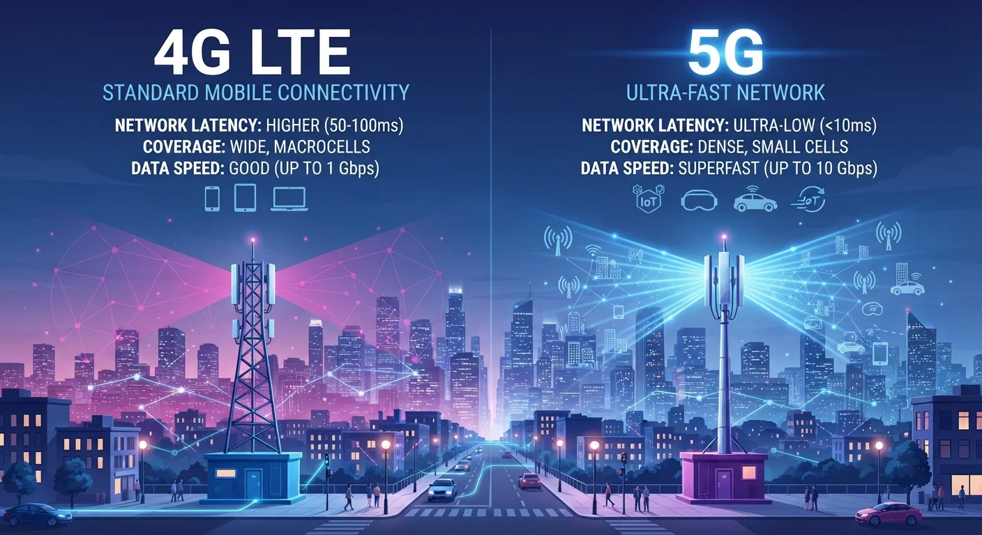 5G vs. 4G LTE: What the Generation Gap Means on Your Phone