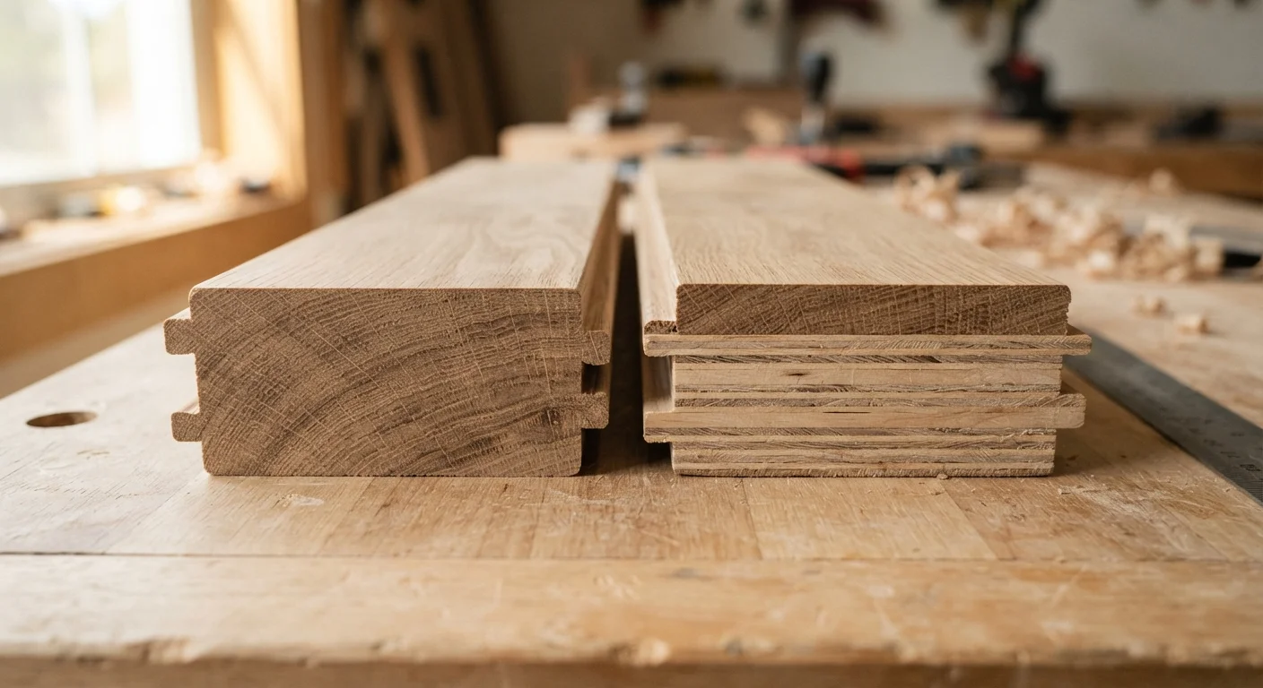 Engineered Hardwood vs. Solid Hardwood Flooring: A Structural and Practical Comparison