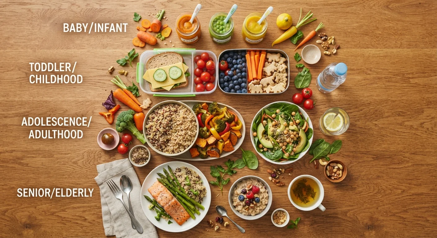 Nutrition Through the Life Stages: How Needs Shift from Childhood to Older Adulthood