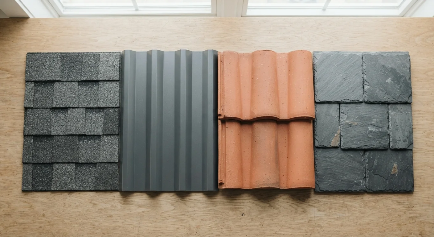 Roofing Materials Compared: Asphalt, Metal, Tile, and Slate
