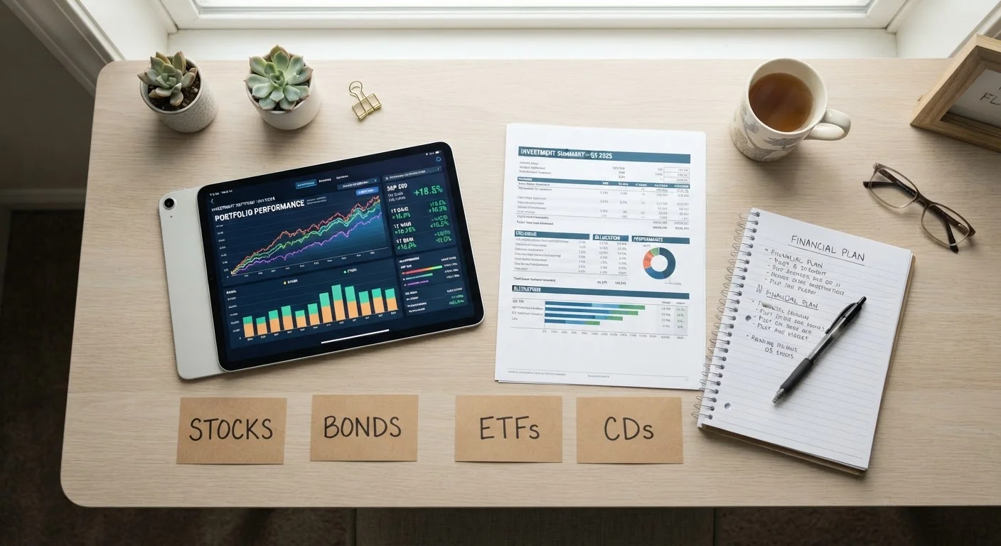Stocks, Bonds, ETFs, and CDs: A Plain-Language Breakdown of Common Investment Types