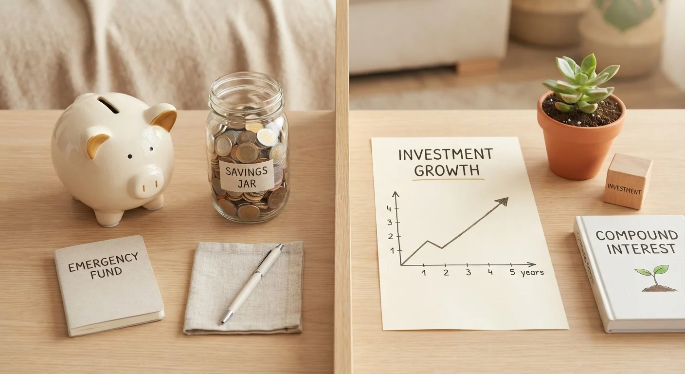 The Difference Between Saving and Investing — and Why It Matters